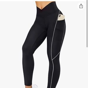Suuksess reflective crossover waist leggings